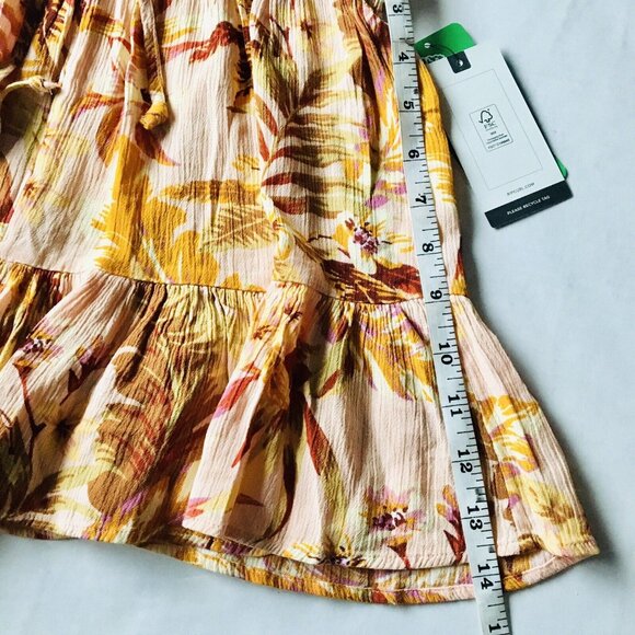 Rip Curl Shorts Sunday Swell Women’s Size XS Flutter Elastic Waist Tropical Prin - Picture 9 of 11